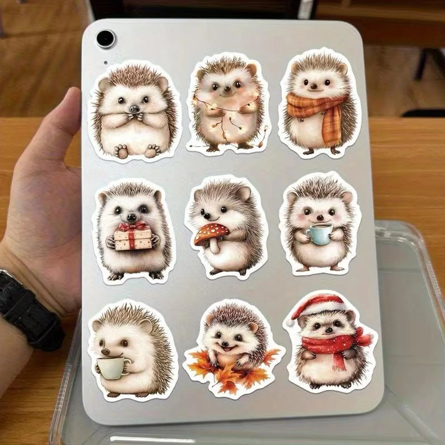 50 pcs Vintage Cute Animal Hedgehog Stickers - Deco Paper Ephemera