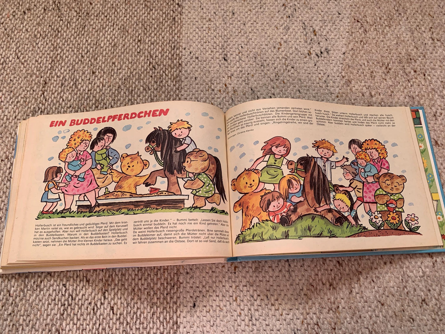 Vintage DDR / GDR children's book "BUMMI" - Retro East-German book - 1988