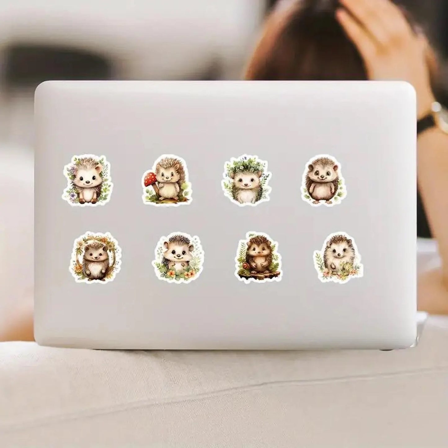 50 pcs Vintage Cute Animal Hedgehog Stickers - Deco Paper Ephemera