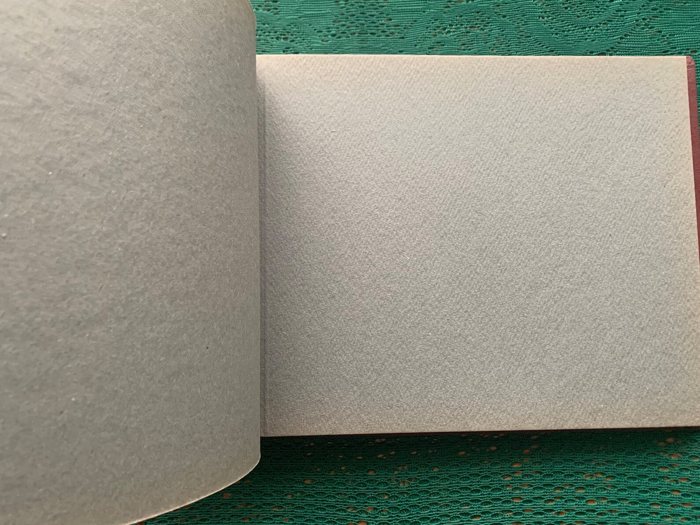 Vintage unused photo album from 1970s - Red Soviet photo album with strong cardboard sheets - Journaling, scrapbooking album - Craft supply