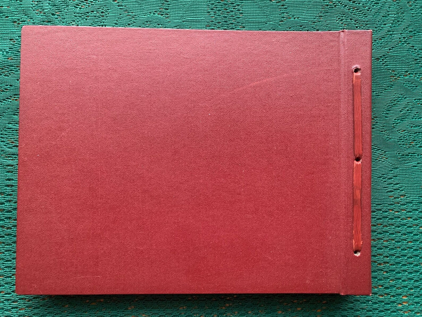 Vintage unused photo album from 1970s - Red Soviet photo album with strong cardboard sheets - Journaling, scrapbooking album - Craft supply
