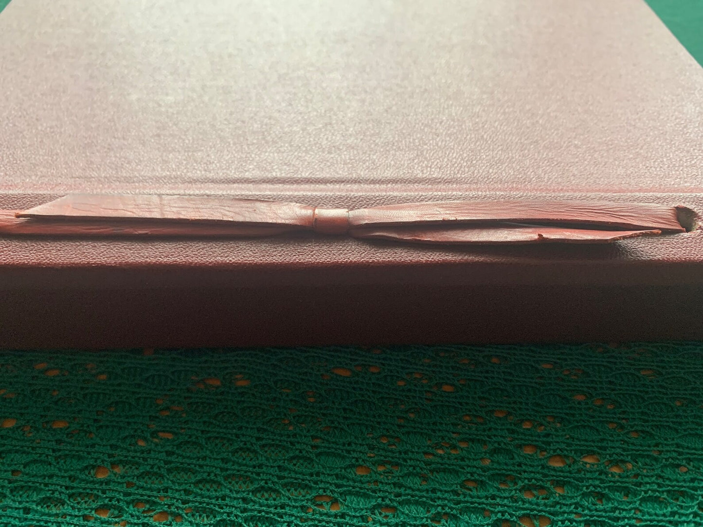 Vintage unused photo album from 1970s - Red Soviet photo album with strong cardboard sheets - Journaling, scrapbooking album - Craft supply