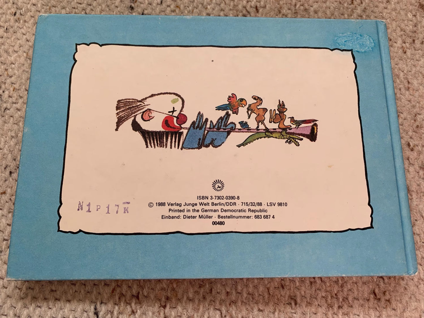 Vintage DDR / GDR children's book "BUMMI" - Retro East-German book - 1988