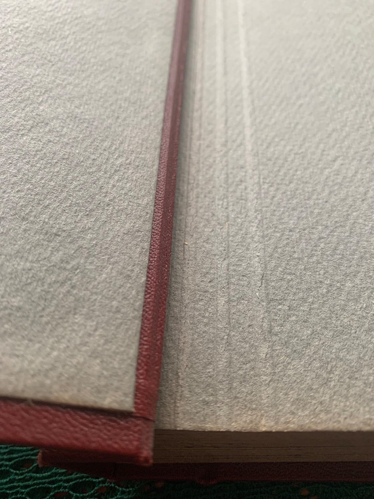 Vintage unused photo album from 1970s - Red Soviet photo album with strong cardboard sheets - Journaling, scrapbooking album - Craft supply