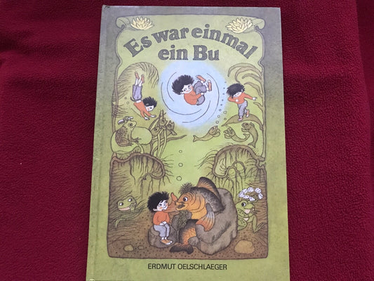 Vintage DDR (1988) children's book "Once upon a time there was a Bu" - Es war einmal ein Bu - Primer book in German. Gorgeous illustrations.