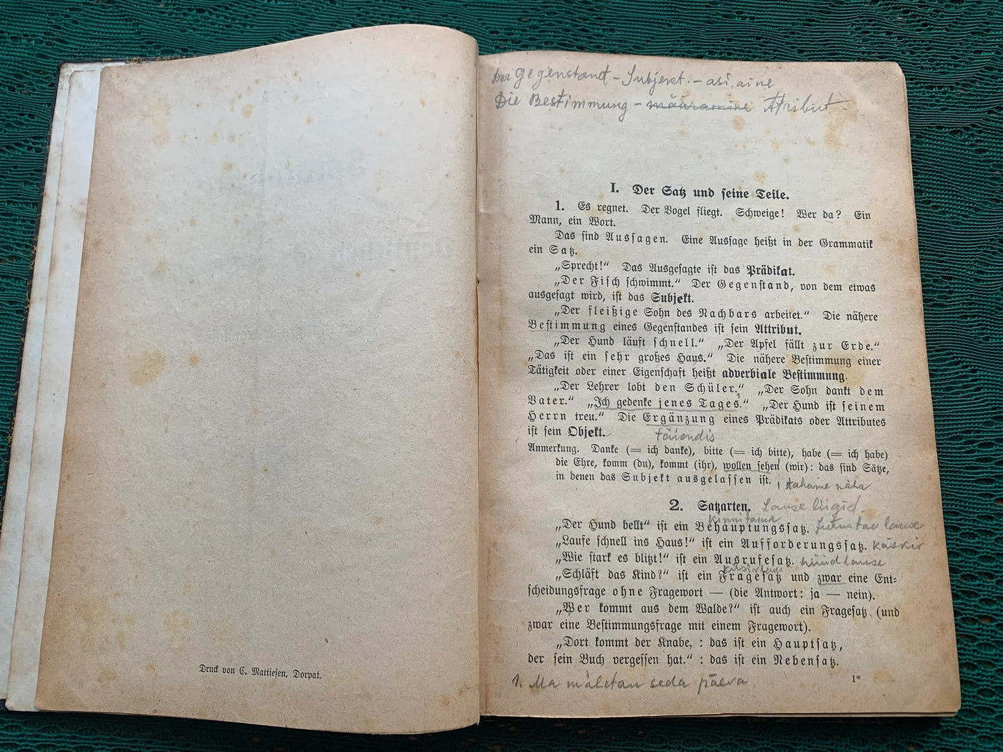 Antique Book from 1880s in German - Phantasien und Geschichten - Nikolaus Gogol (Nikolay Gogol)