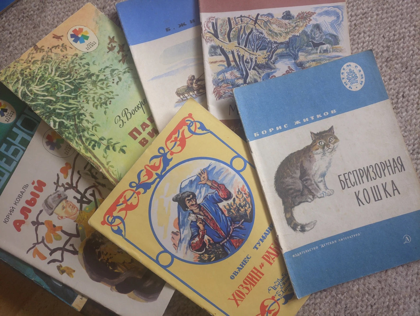 Random lot of Russian Children's Books from Soviet Era 1950-1991 - Lovely retro picture books in Russian - Made in USSR - Mystery Box