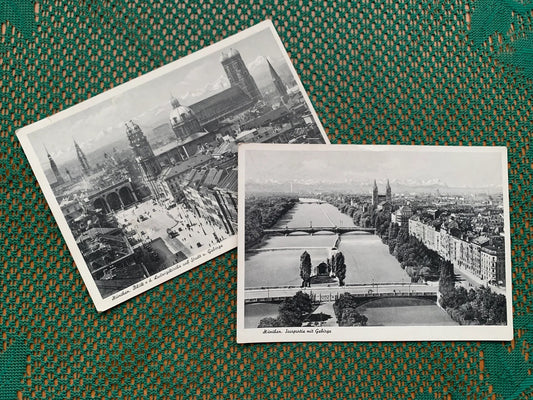 Old postcards - Antique postcard - Views of Munich - München - Germany - early 1900's - unused