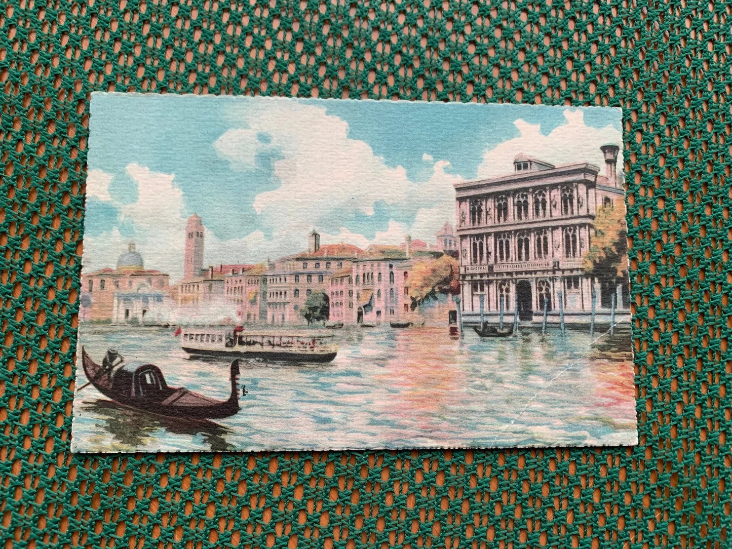 Old postcard - Antique postcard - Venice - Venezia - Canal Grande - Italy - early 1900's - unused