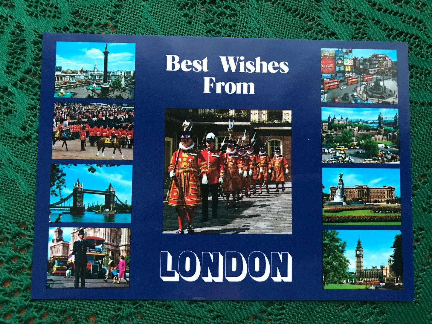 Set of 5 LONDON England postcards from 2000s - Collectible UK Postcrossing viewcards