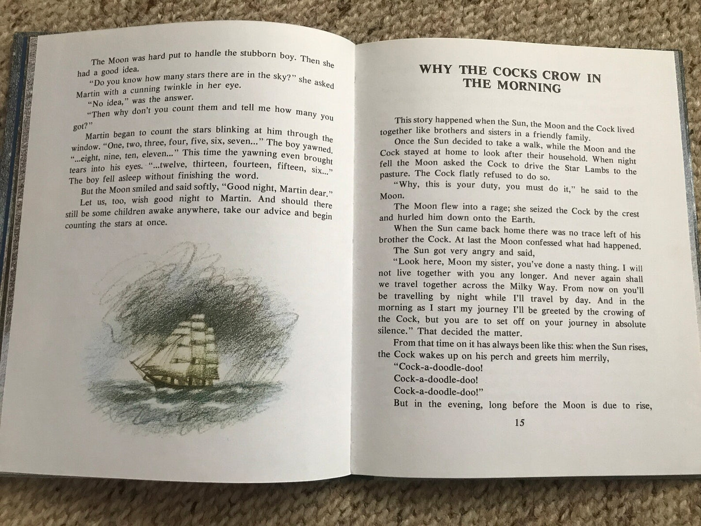 Vintage Estonian Children's Book in English - BEDTIME STORIES - 1989