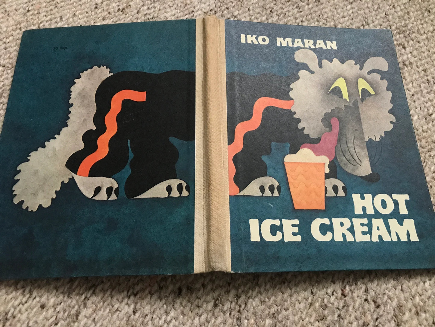 Vintage Children's Book in English - HOT ICE CREAM - 1983